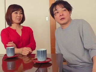 Creepy son-in-law turns this Japanese MILF into a real cheater